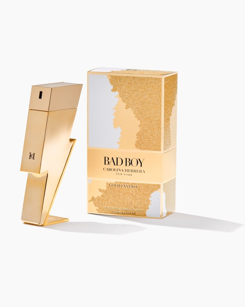 CAROLINA HERRERA Bad Boy Gold Fantasy тоалетна вода (лимитирана серия) за мъже Tecтep